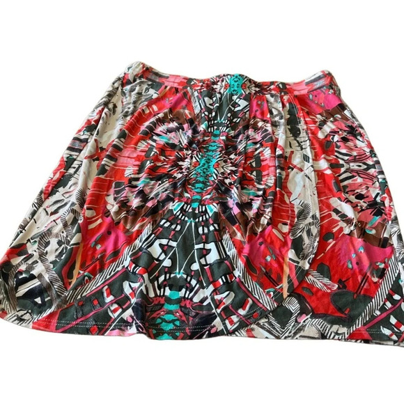 Maeve by Anthropologie multi colored faux wrap mini skirt, size Medium. - Picture 1 of 6